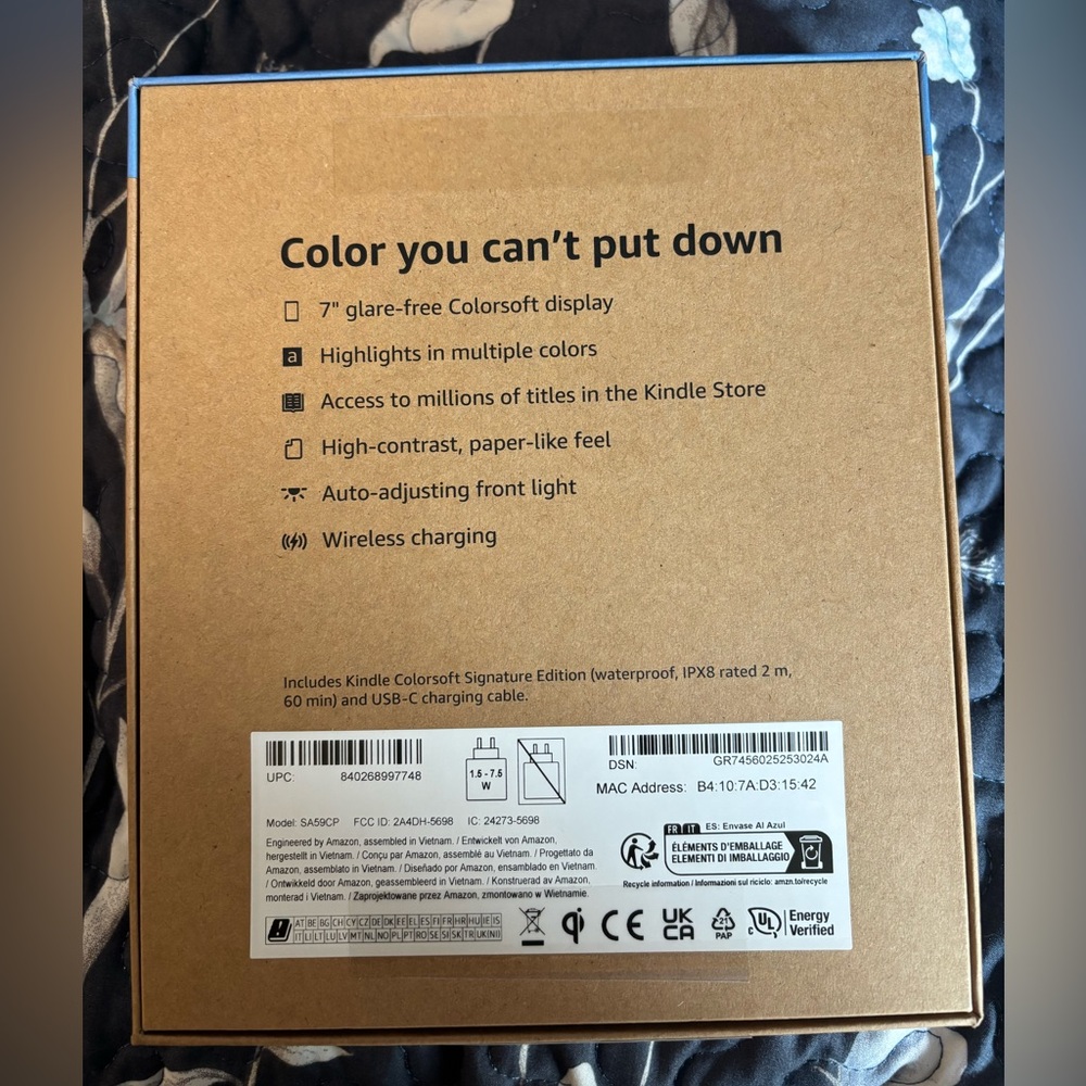 Amazon Kindle Colorsoft Signature Edition - Metallic Black - Picture 4 of 11